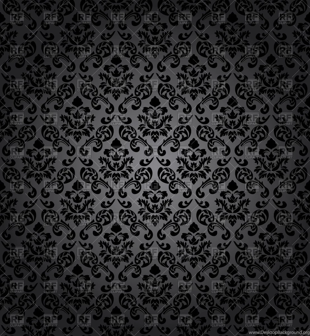 Old, Classic Black Wallpapers   Damask Seamless Pattern, 107780 ...