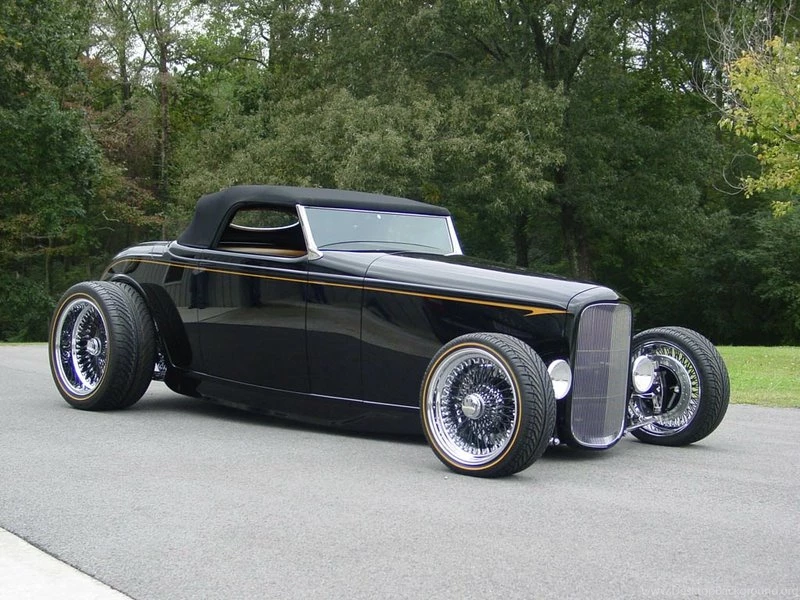 Black Ford Hot Rod Wallpapers