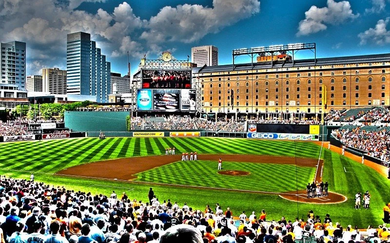 Baltimore Orioles Stadium Oriole Park At Camden Yards Baltimore ...