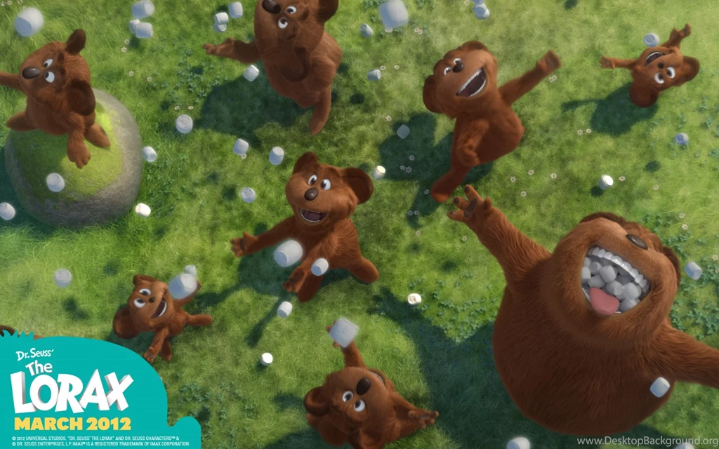 Bar Ba Loots (Bears) From Dr. Seuss The Lorax Movie Desktop Wallpapers