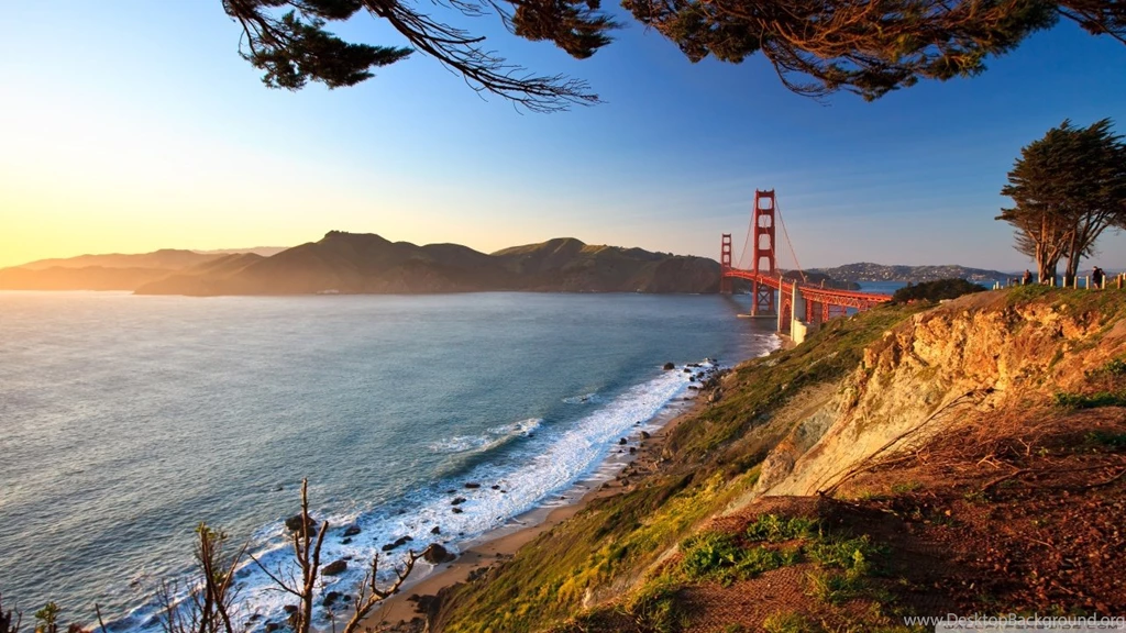 Golden Gate Afternoon HD Desktop Wallpapers : High Definition ...