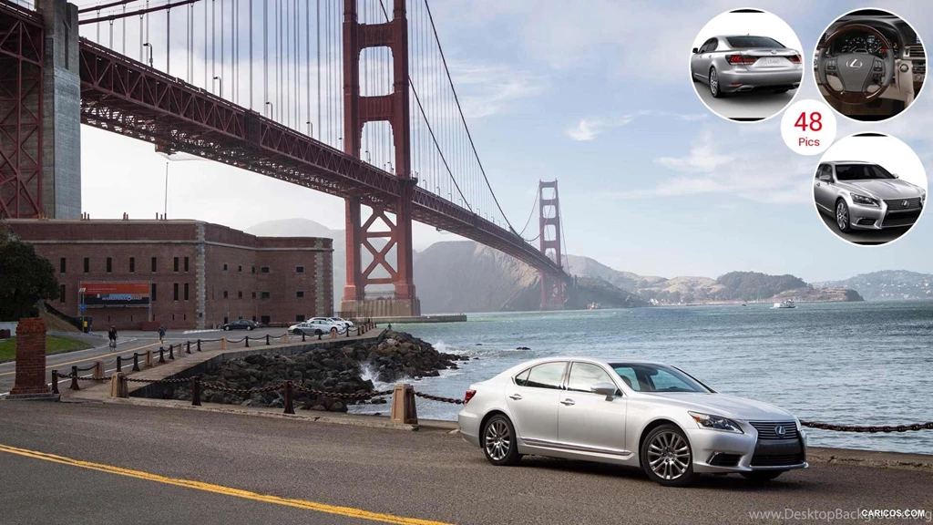 2013 Lexus LS 460 At Golden Gate Bridge Front