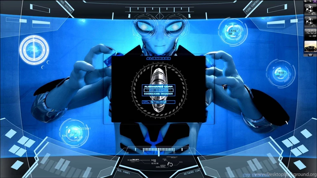 Desktop Themes 2012 ALIENWARE/TRON MIX YouTube