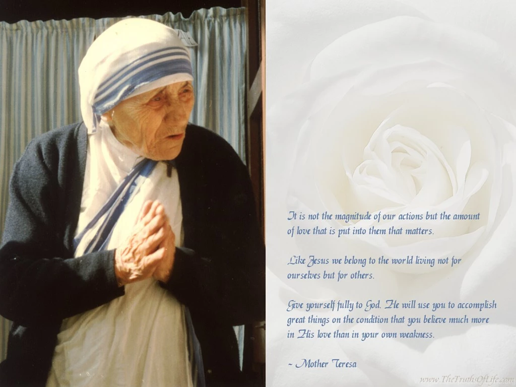 Mother Teresa Wallpapers, Poster, Photos, Desktop Wallpapers ...