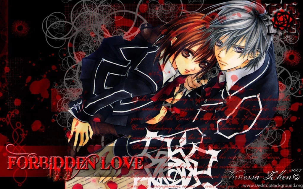 Yuki X Zero Vampire Knight Yuki + Zero Wallpapers (3356435 ...
