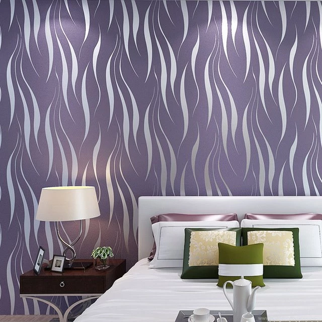 High Quality Modern 3D Wallpapers Damask Textured Eco Friendly ...