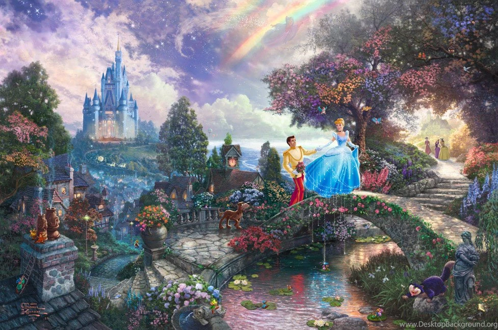15 Mind Blowing Disney Paintings By Thomas Kinkade The Painter ...