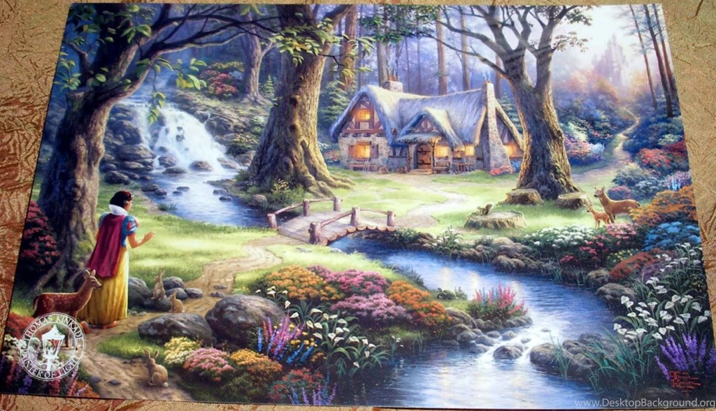 Filmic Light Snow White Archive: Thomas Kinkade's Snow White
