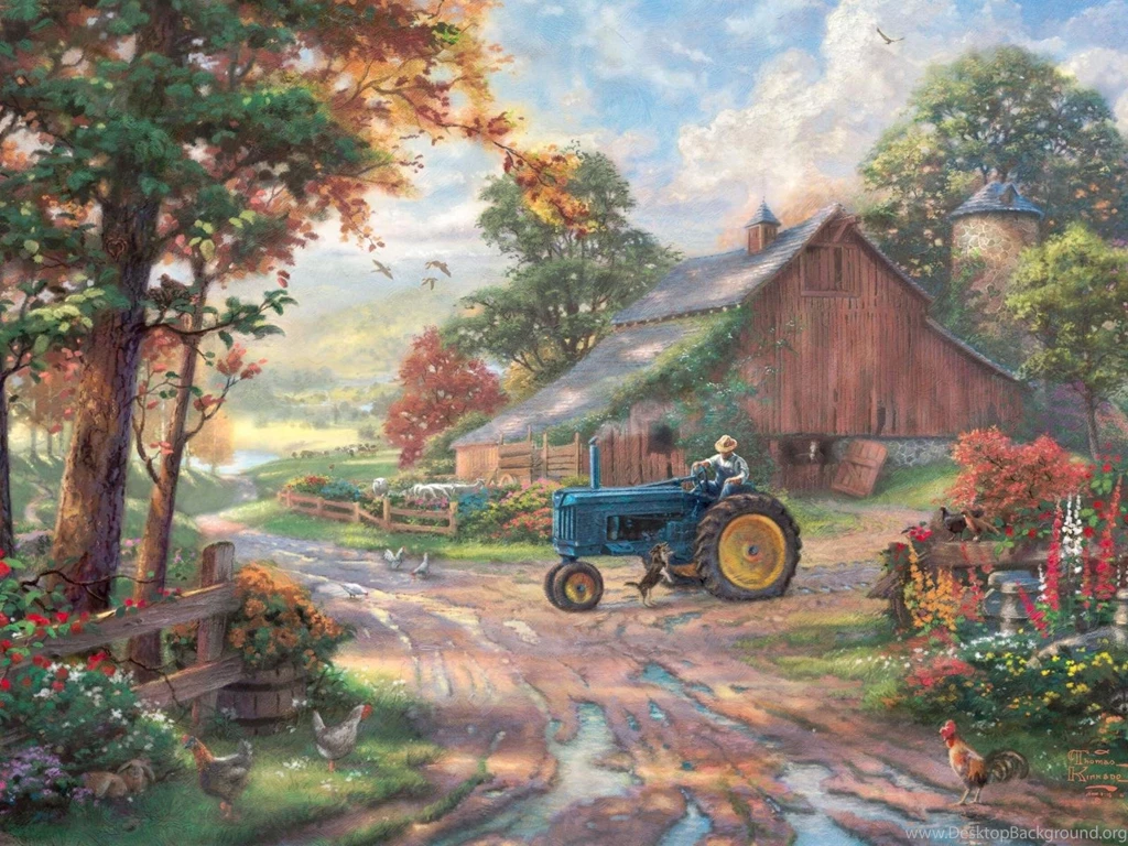 Download Thomas Kinkade Summer Wallpapers High Definition