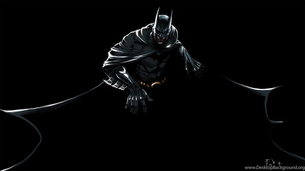 Batman Spreads His Cape