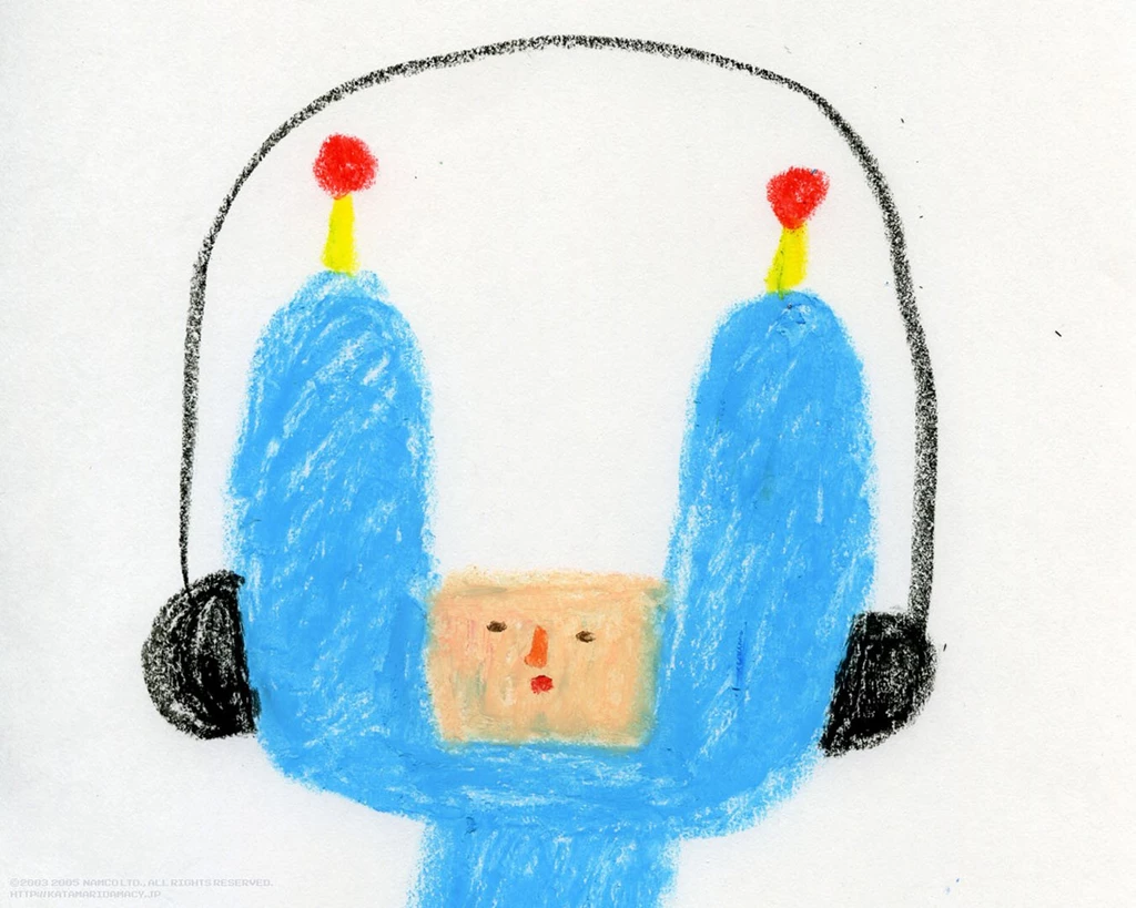Headphones Action Games Wallpapers Image Featuring Katamari Damacy