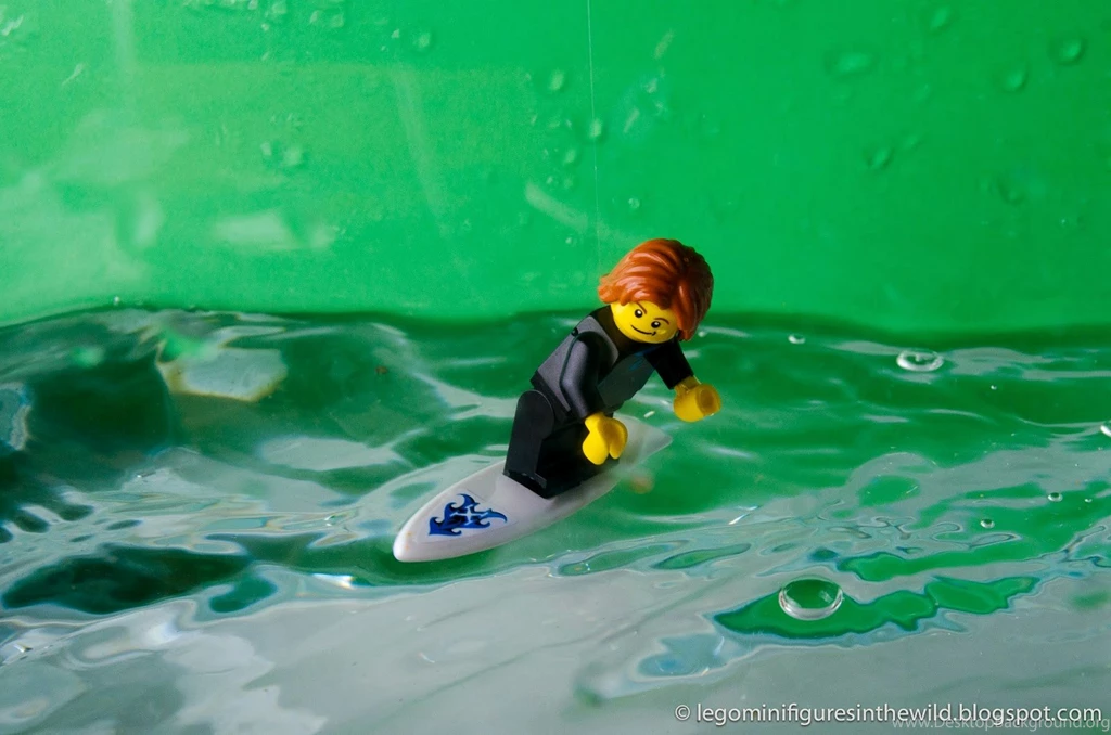 Lego Minifigures In The Wild: Lego Minifigure City Surfer Wallpapers