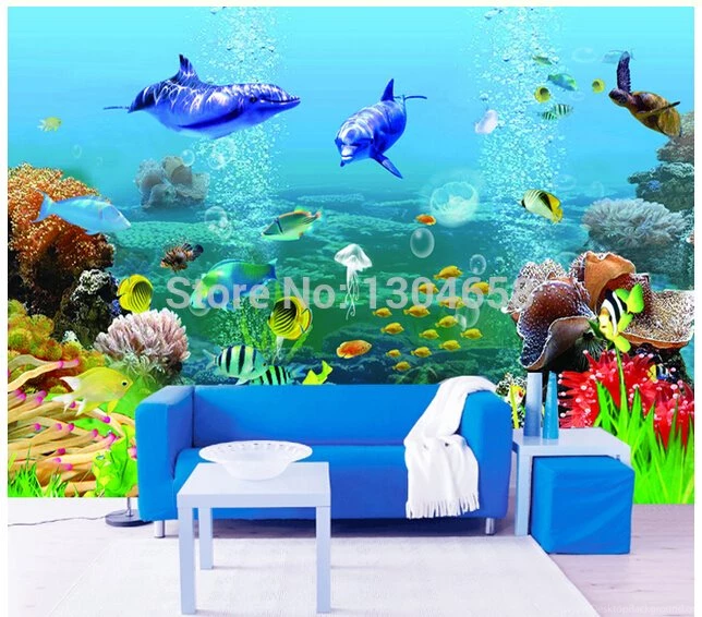 Online Buy Wholesale Underwater Wallpapers From China Underwater ...