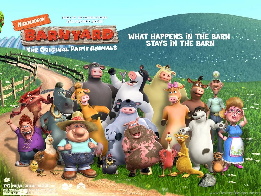 My Free Wallpapers Cartoons Wallpapers : Barnyard