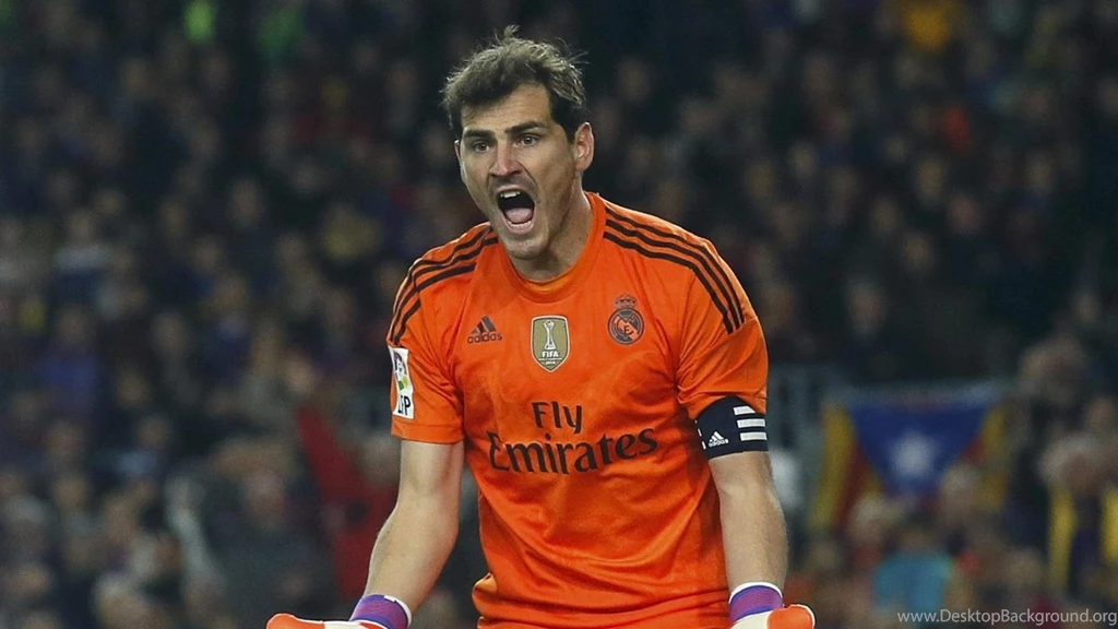 HD Backgrounds Iker Casillas Soccer Player Real Madrid Orange ...