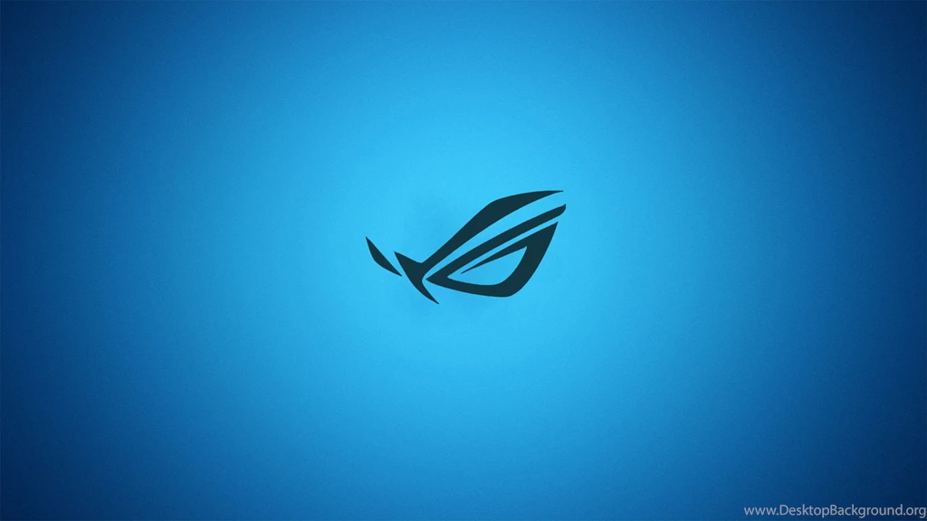 Minimalistic, Blue, Asus, Logos, Republic Of Gamers, Gradient ...