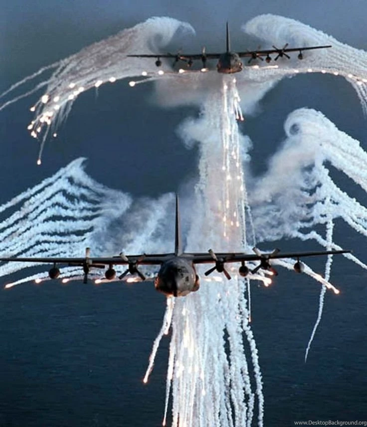 AC 130 X 2   Angel Wings