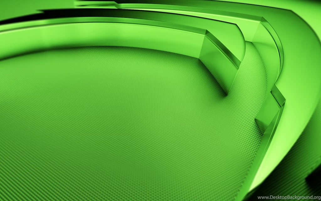 NVidea 3D Green Logo Wallpapers