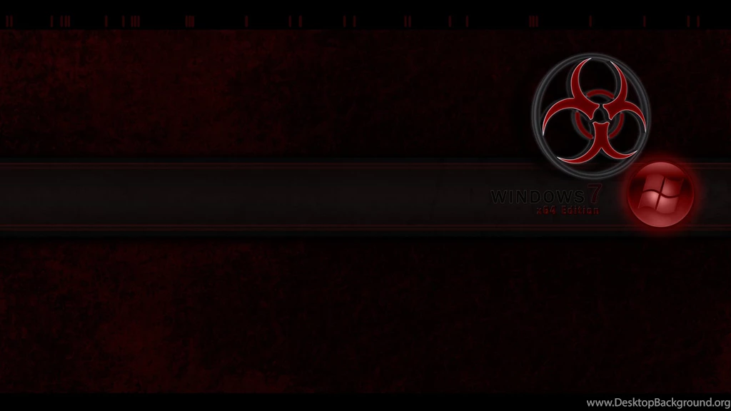 Windows 7 X64 Red Plague By Inception8 On DeviantArt