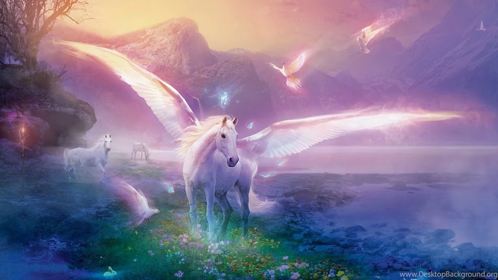 Fantasy Winged Horse Wallpapers