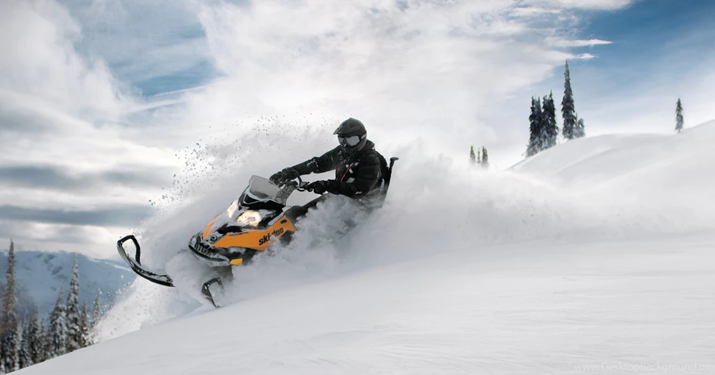 SKI DOO Snowmobile Sled Ski Doo Winter Snow Extreme Wallpapers ...
