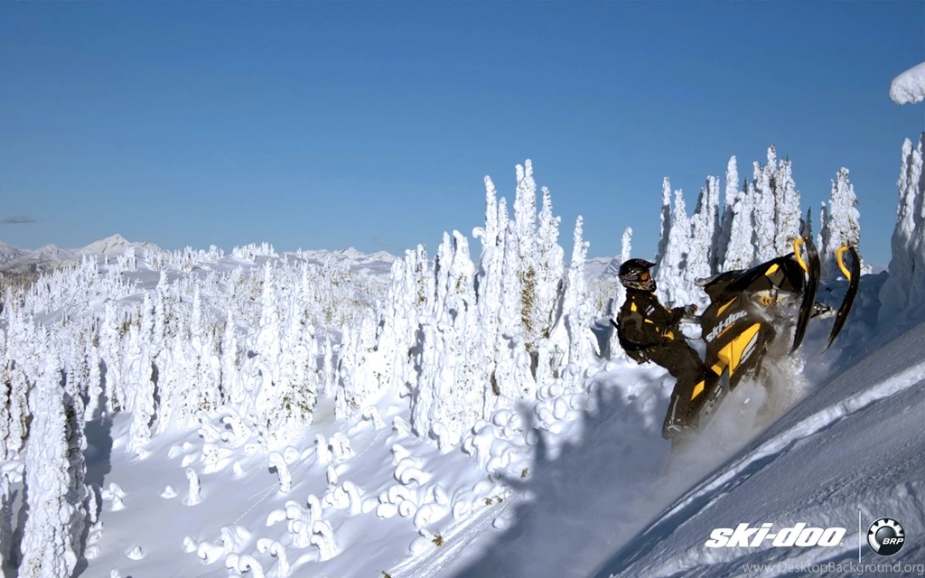 SKI DOO Snowmobile Sled Ski Doo Winter Snow Extreme Wallpapers ...