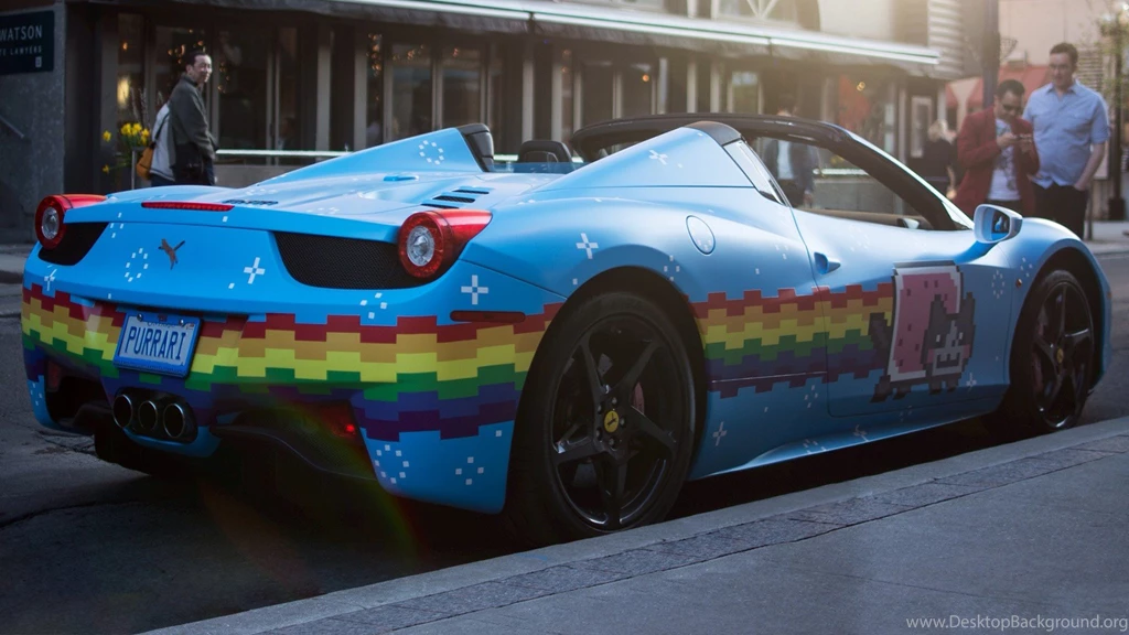 Purrari, Car, Sports Car, Ferrari 458 Italia, Ferrari, Deadmau5 ...