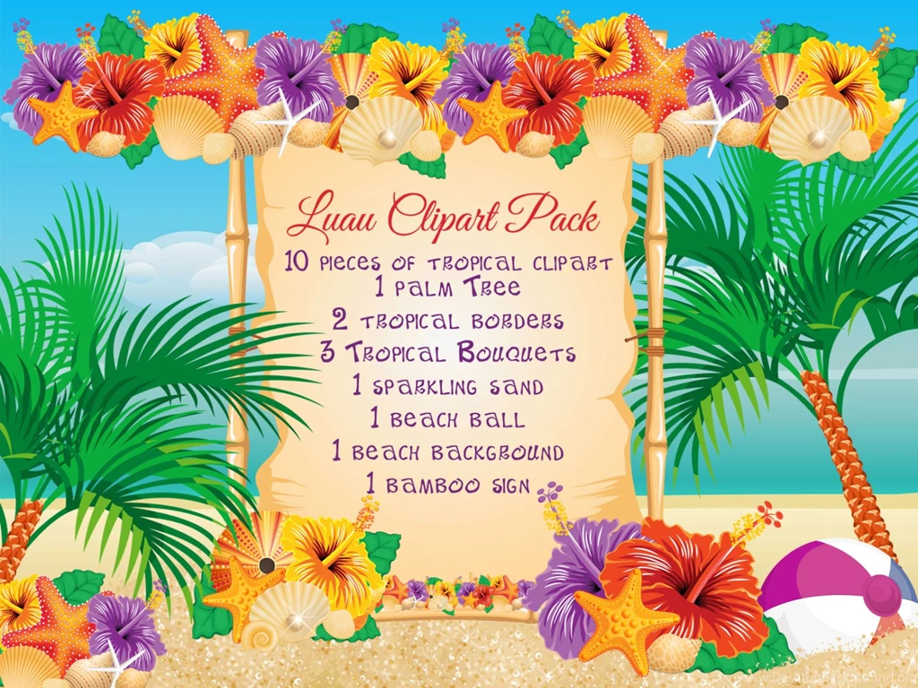 Popular Items For Beach Clipart On Etsy