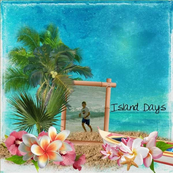 Printable Scrapbooking Kit Hawaiian Party Luau CU (PU/S4H/CU) By ...