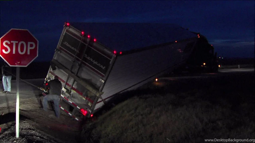 Big Rig Crash Blocks Intersection