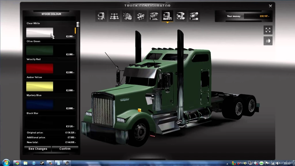 Euro Truck Simulator 2: Kenworth W 900l Truck Mod (big Rig) YouTube