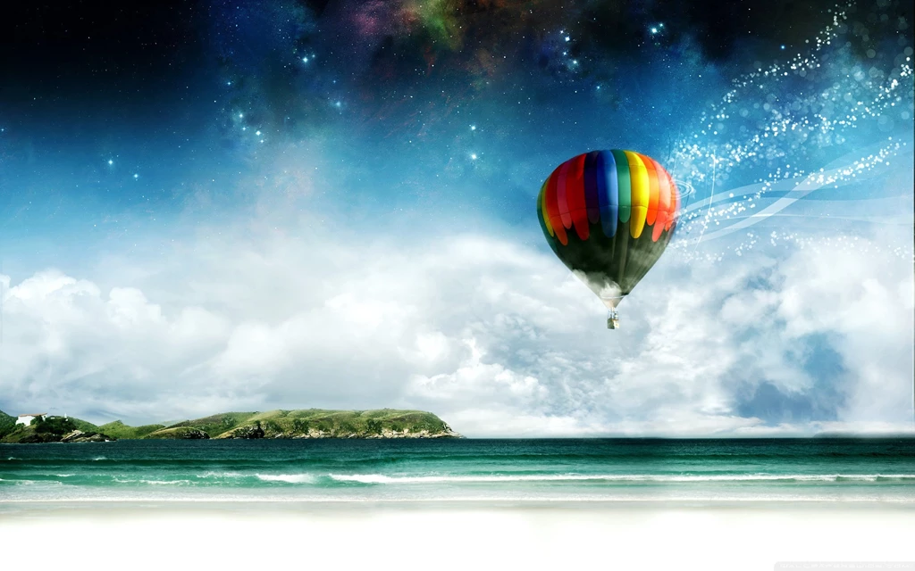 Colorful Hot Air Balloon Ride HD Desktop Wallpapers : High ...