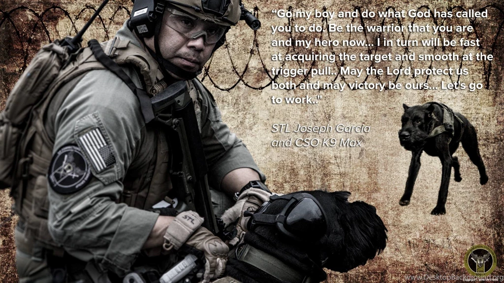 CSO K9 Team Blessing... US C SOG