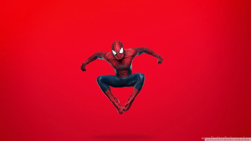Spider Man Jumping (Red Background) Wallpapers Full HD [1920x1080 ...