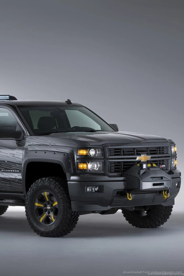 Download Chevrolet Silverado Black Ops Concept Wallpapers For iPhone 4