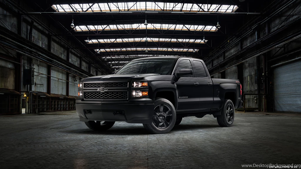 Car Wallpapers Chevrolet Silverado WT Black Out Double Cab 2015