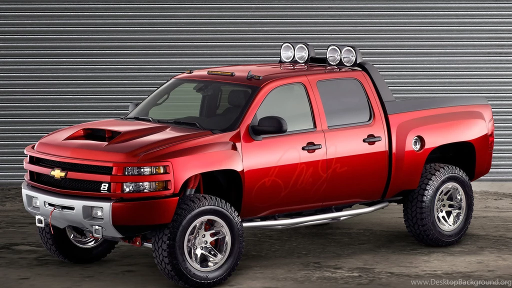 Download 1920x1080 Red Chevrolet Silverado Wallpapers
