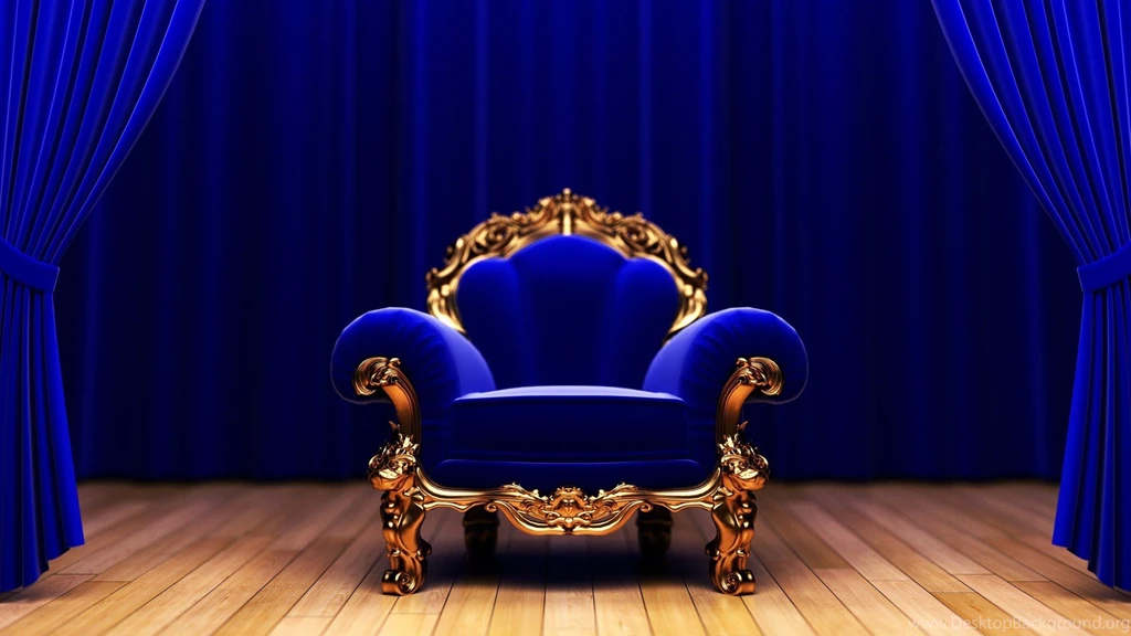 Blue Couch Studio King Armchair Wallpapers