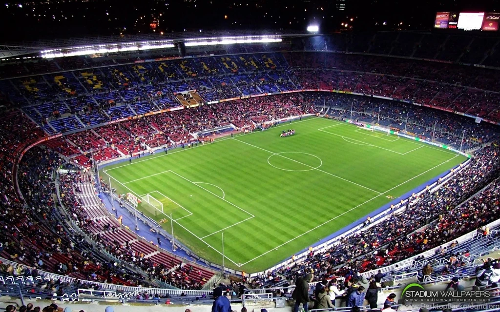 Fc Barcelona Football Field Soccer Stadium Wallpapers