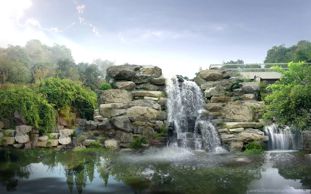 Desktop Wallpapers · Gallery · Nature · Small Falls Backgrounds ...