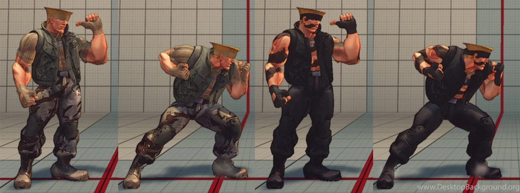 SF4 Skin  Guile   Commando Alt By Acethylen On DeviantArt