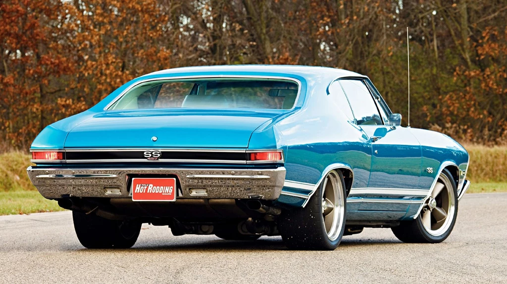 1968 Chevy Chevelle Ss Rear View   Wallpapers