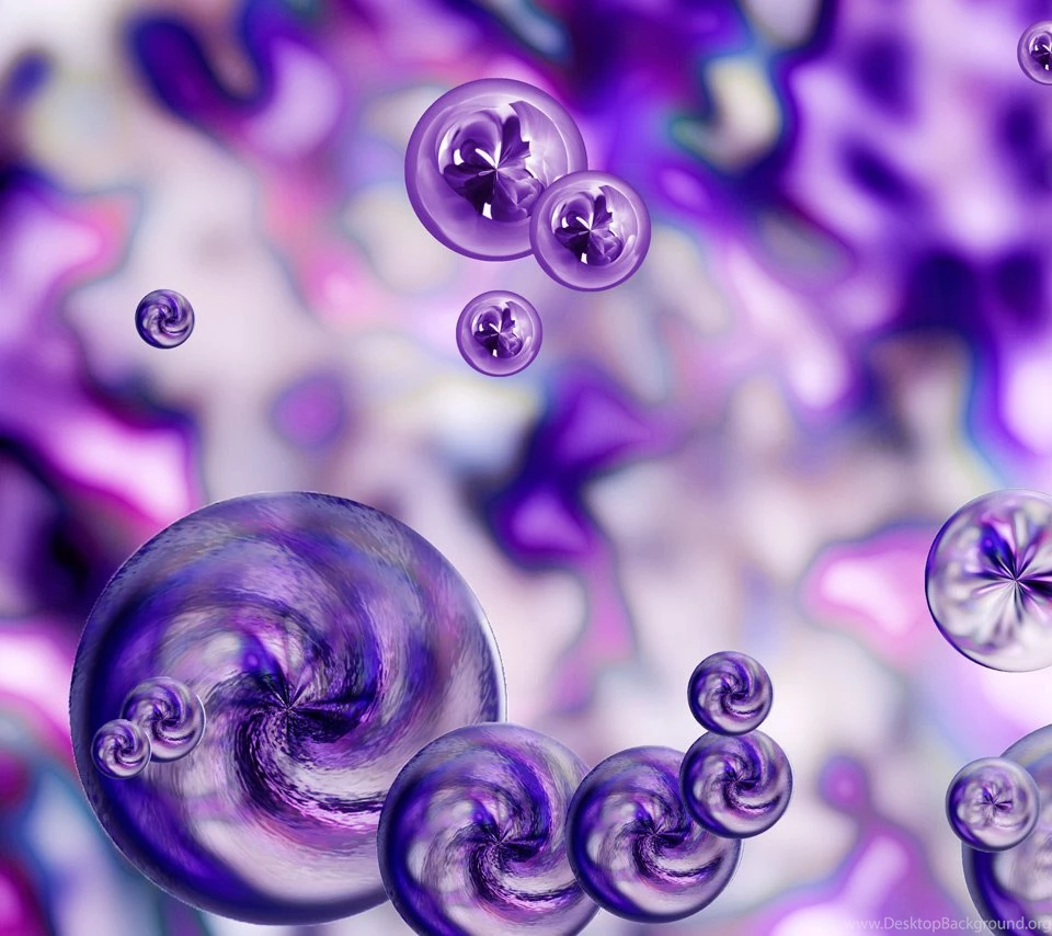 Purple Bubbles Flikie Wallpapers
