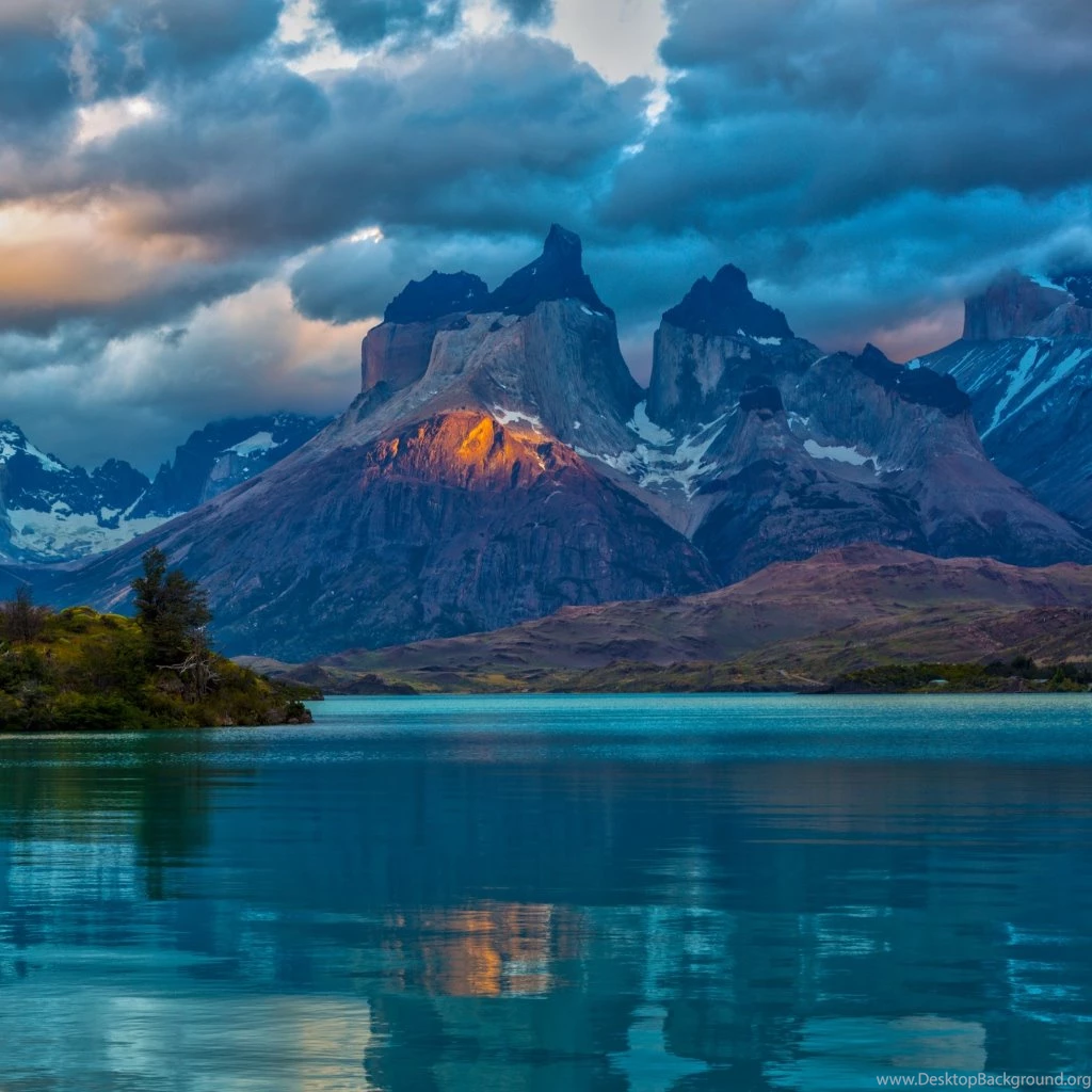 Download Wallpapers 1024x1024 Landscape, Argentina, Mountain, Lake ...