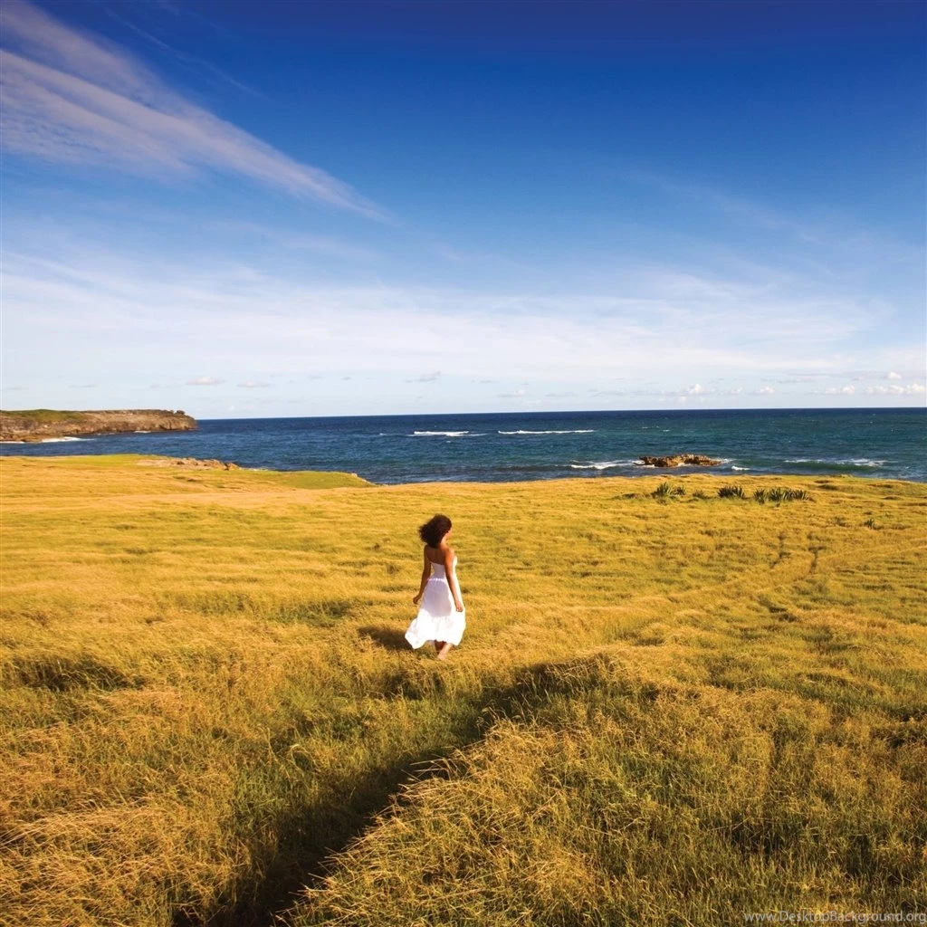 Girl In Nature iPad Air Wallpapers Download