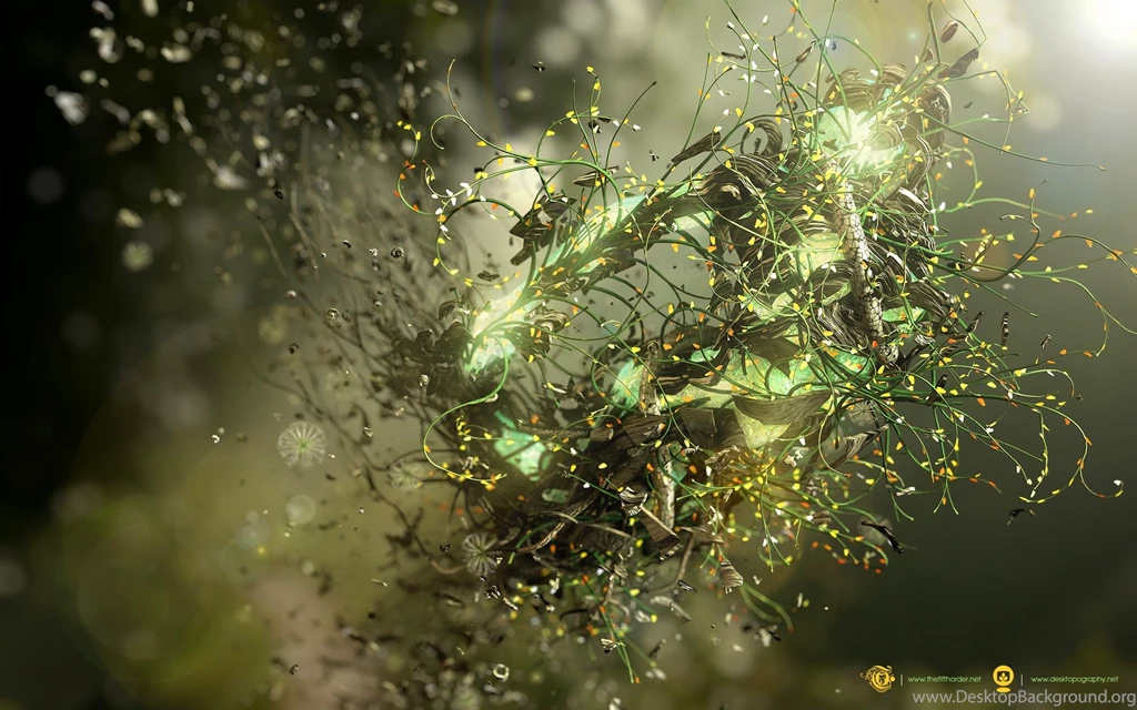 Abstract, Desktopography, Vines :: Wallpapers