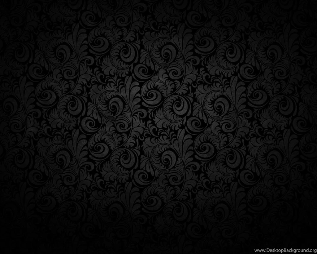 DARK BLACK CURVED BLOOM WALLPAPER   (