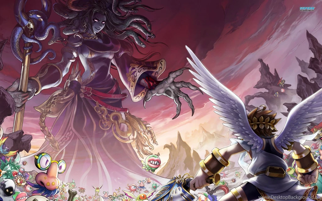 Wallpapers Medusa Kid Icarus Game 1920x1200