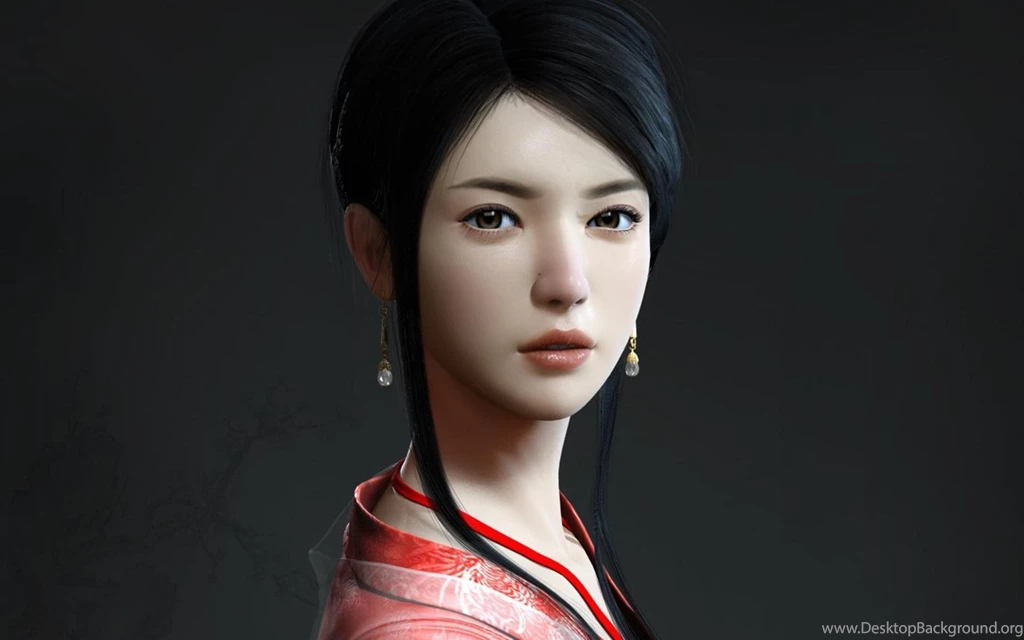 Geisha Resting Wallpapers
