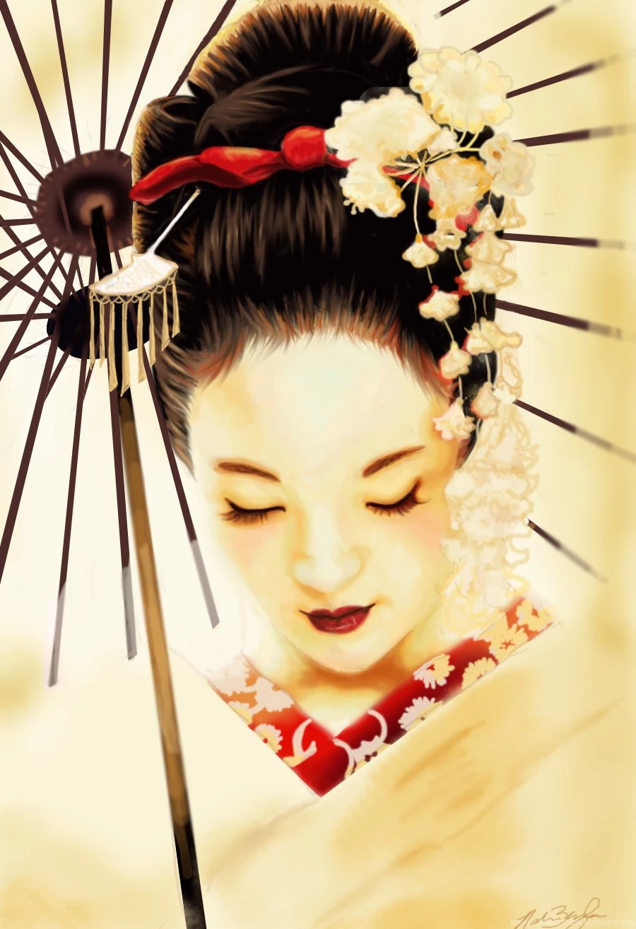 Geisha By Luciole On DeviantArt